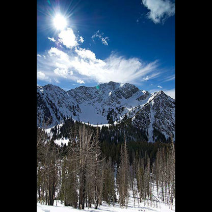 Unnamed peak near Rainbow Pass and Johnson Lake in Anaconda-Pintler Wilderness