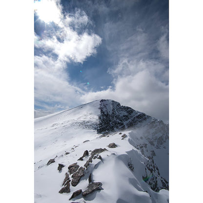 A winter view of West Goat Peak in Montana's Anaconda-Pintler Wilderness