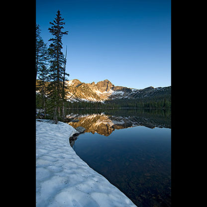 Early summer dawn at Warren Lake in Anaconda-Pintler Wilderness