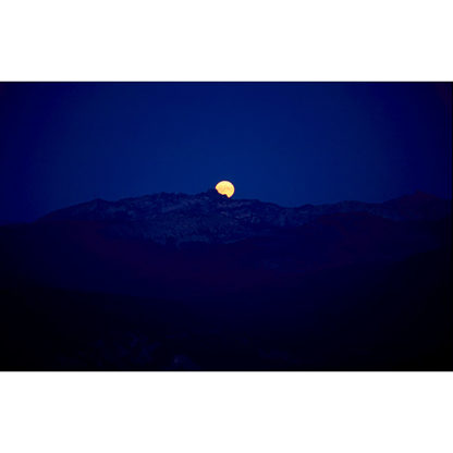Full Moon on the spine of the Bitterroot Range in Selway-Bitterroot Wilderness