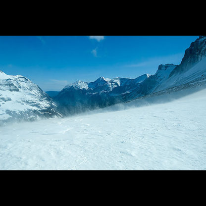 View of Belly River Canyon from Ahern Pass in Glacier National Park